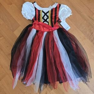 New with Tags 2t - 3t Girls Pirate Costume Carters Brand